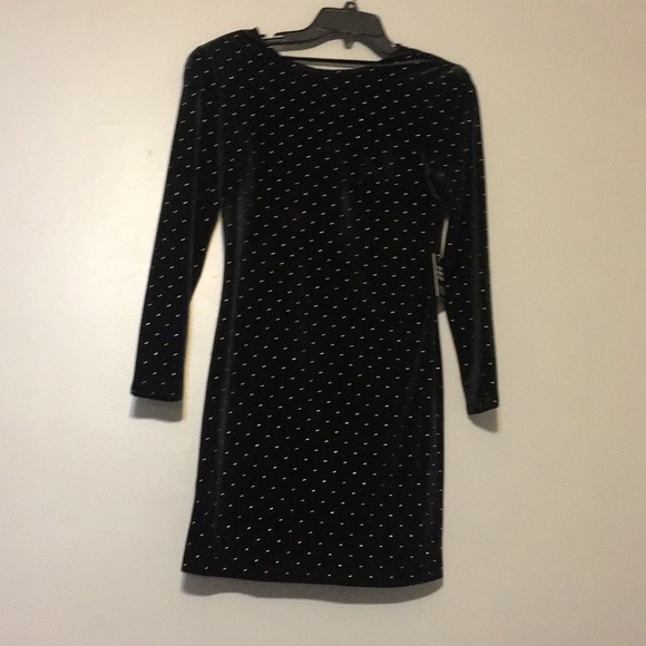 velvet studded dress